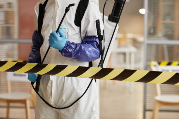 Professional Infectious Disease Decontamination technician working in Marina, CA
